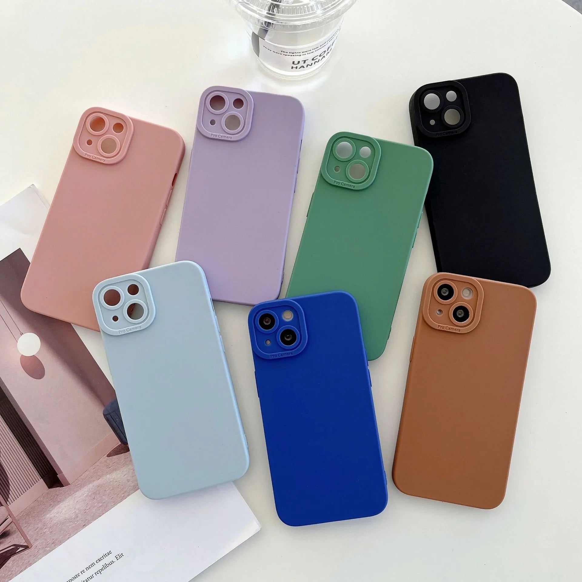 Foriphone15quasi-liquid State 11soft Silicone16fall-proof Phone Case14durable - 图片 8