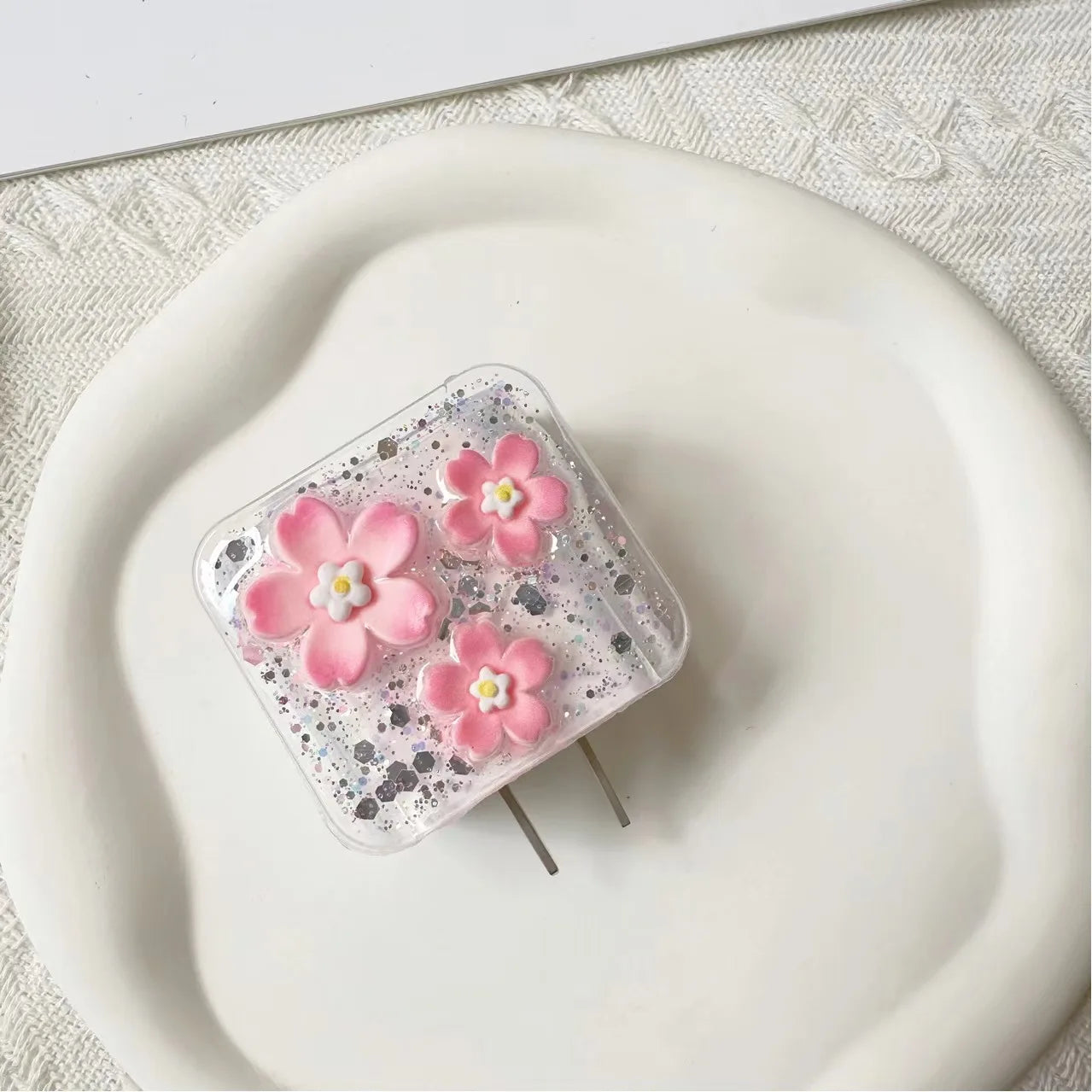 General Apple 18W0W Charging Head Color Flower Data Residual Practice Protection of Fast Charging Head of Device - 图片 3