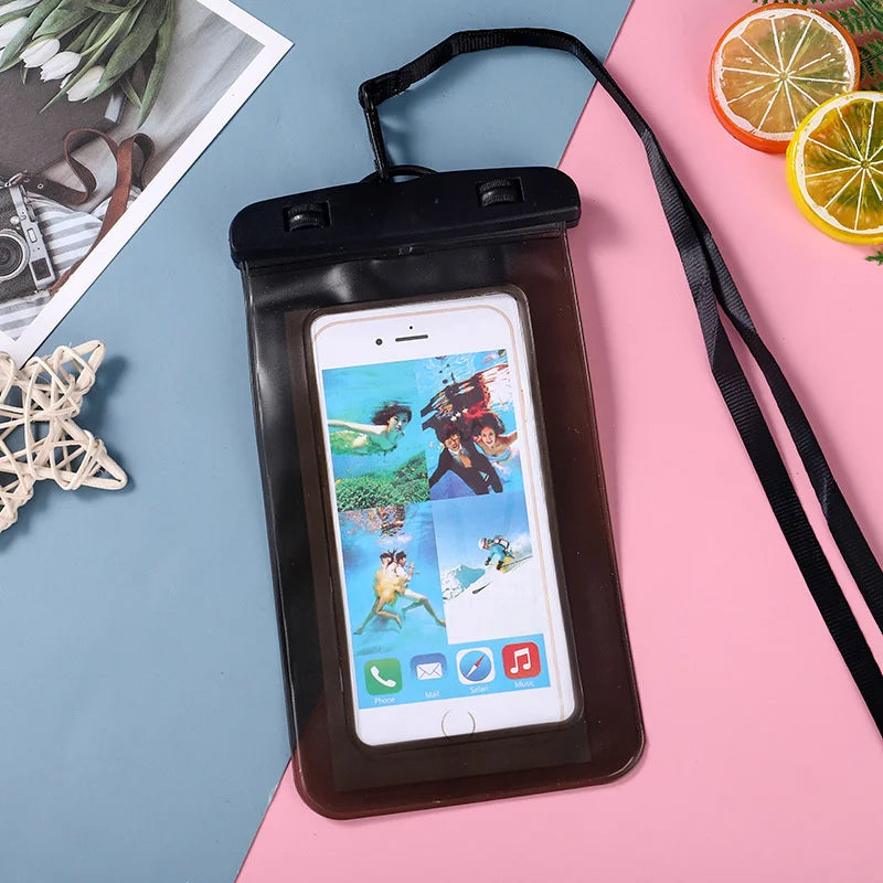 High Quality PVC Super Clear Touch Screen Swimming Beach Dry Bag Waterproof Phone Cover with Factory OEM Logo for Outdoor Use - 图片 12