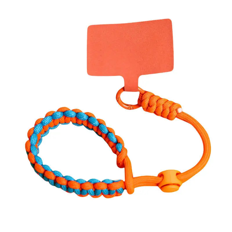 Hot-selling European Travel Adjustable Woven Mobile Phone Lanyard Simple Trendystyle Wrist Short Thick Anti-lost - 图片 7