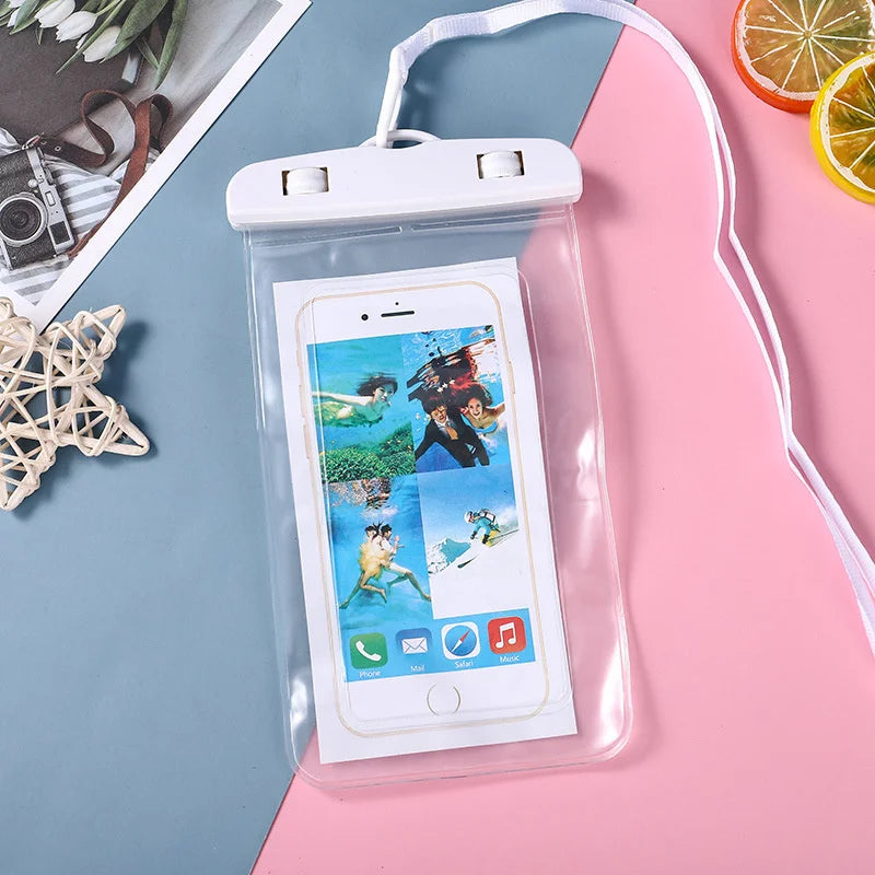 High Quality PVC Super Clear Touch Screen Swimming Beach Dry Bag Waterproof Phone Cover with Factory OEM Logo for Outdoor Use - 图片 13