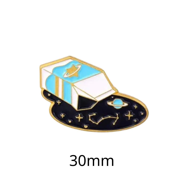 Food and Beverage Soft Drinks Soda Cola Milk Tea Metal Enamel Badge Mobile Phone Sticker Brooch - 图片 12