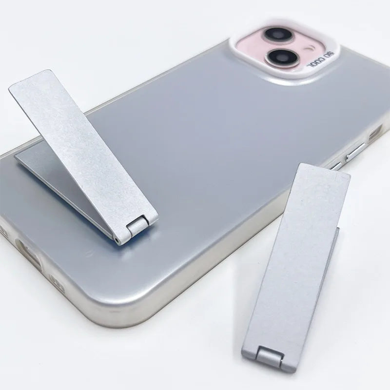Desktop Strip Stand New Alloy Flip Folding Back Stick Card Printable Mobile Phone Stand