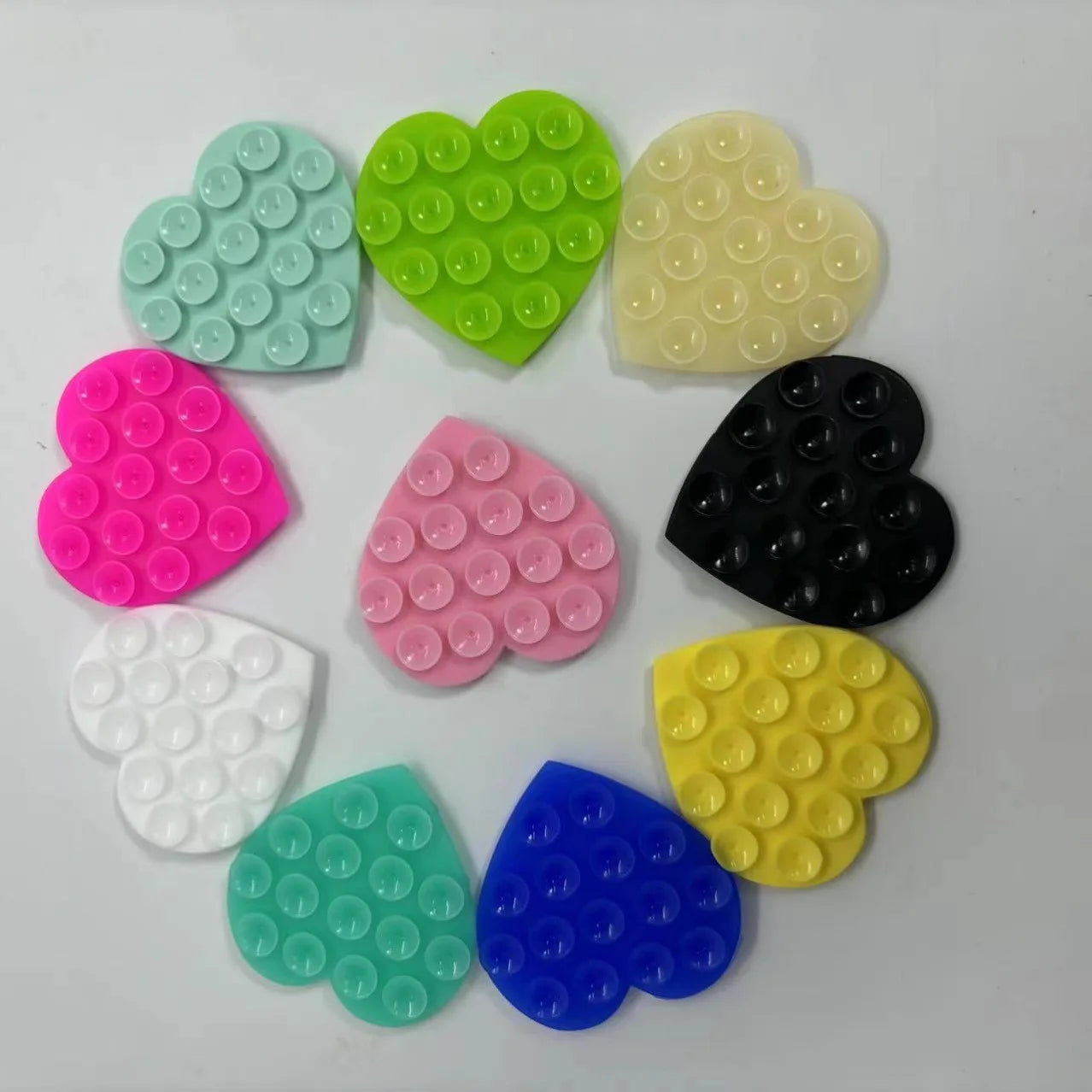 Manufacturer's Ready-made Phone Heart-shaped Double-sided Powerful Suction Cup, Washable and Strong in Pressure Resistance - 图片 7