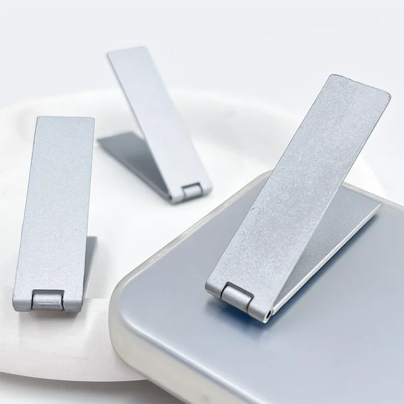 Desktop Strip Stand New Alloy Flip Folding Back Stick Card Printable Mobile Phone Stand - 图片 2