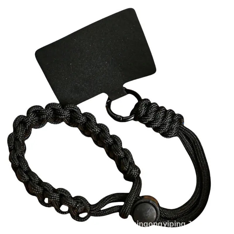 Hot-selling European Travel Adjustable Woven Mobile Phone Lanyard Simple Trendystyle Wrist Short Thick Anti-lost - 图片 11