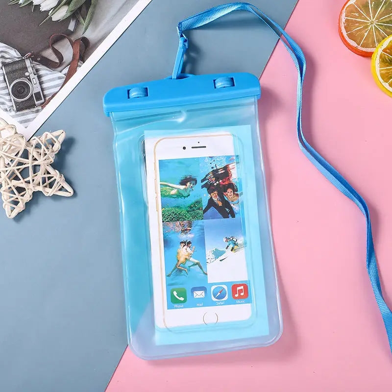 High Quality PVC Super Clear Touch Screen Swimming Beach Dry Bag Waterproof Phone Cover with Factory OEM Logo for Outdoor Use - 图片 7