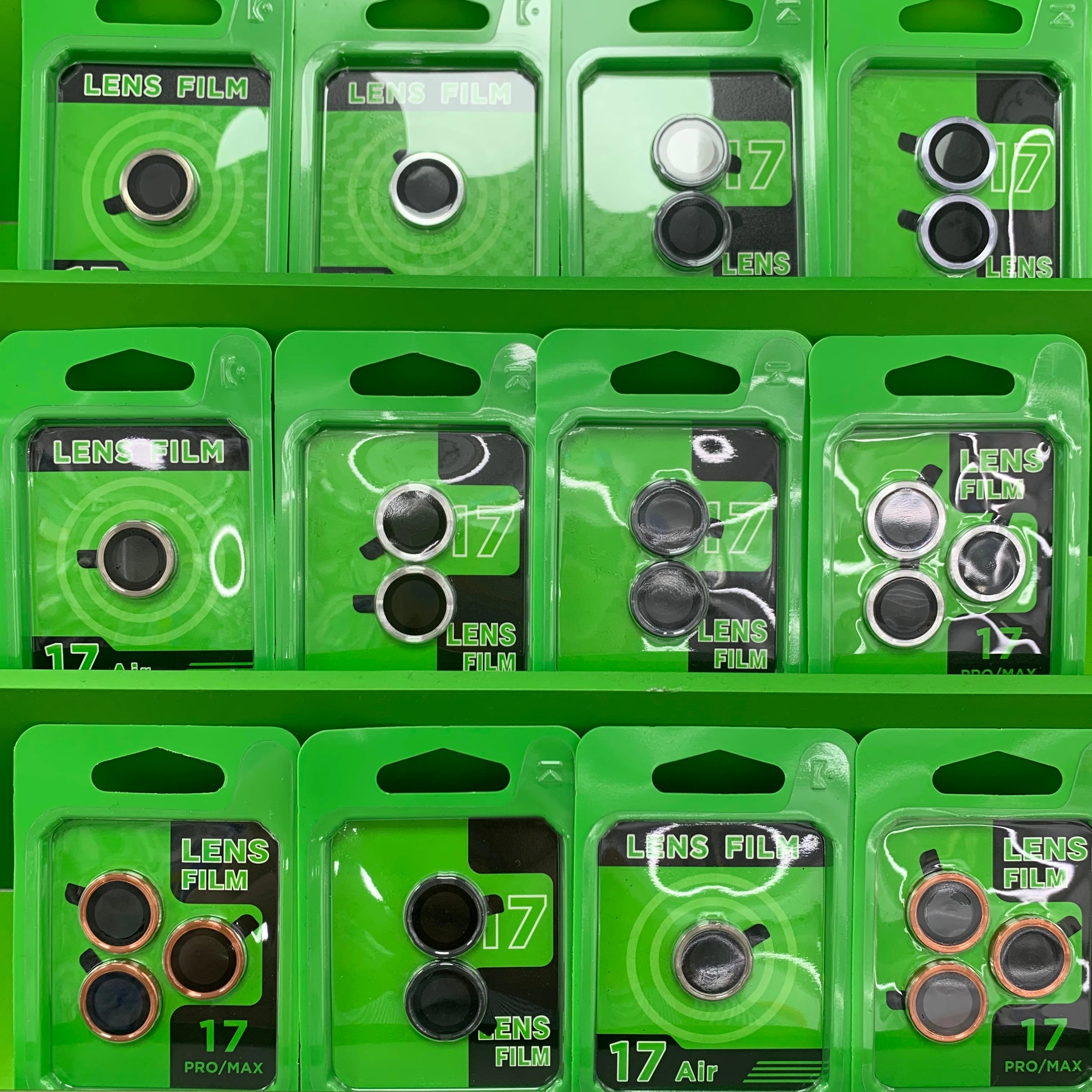 Suitable for apple 17air/17promax Positioning Second-attached Eagle Eye Lens Film iphone Diamond-encrusted Camera Color Film - 图片 2