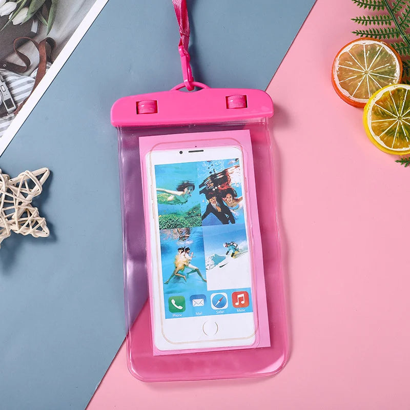 High Quality PVC Super Clear Touch Screen Swimming Beach Dry Bag Waterproof Phone Cover with Factory OEM Logo for Outdoor Use - 图片 14