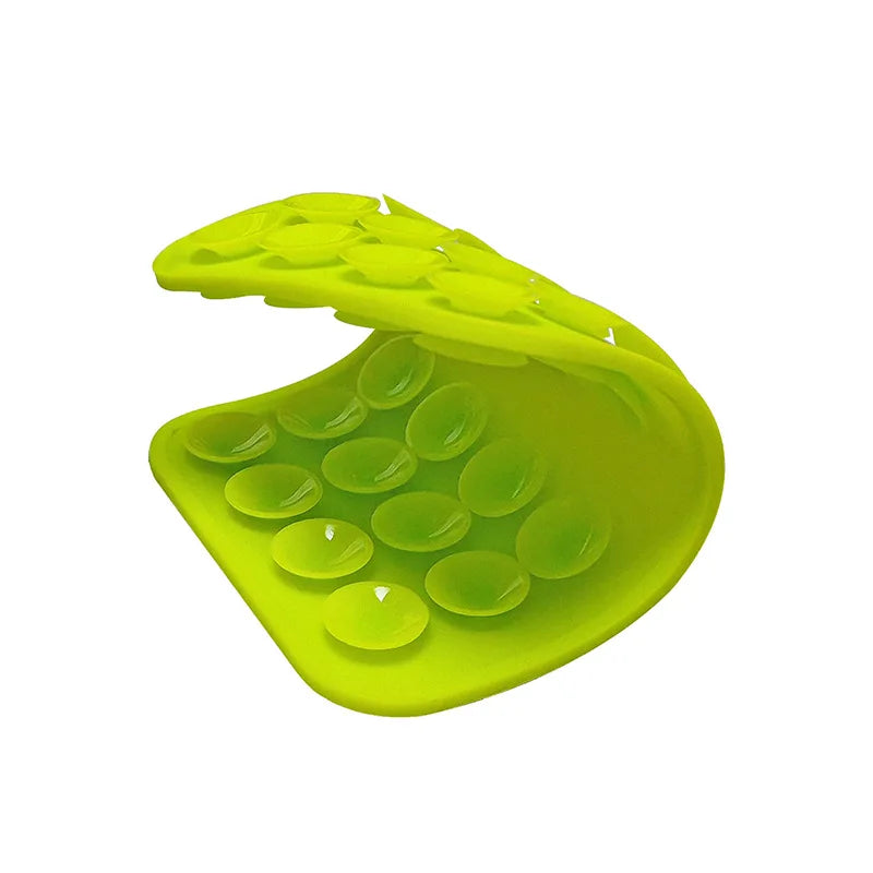 24 Pieces Strong Anti-slip square Reusable Selfie Live Broadcast Stand Portable Double-sided Phone Silicone Suction Cup - 图片 2