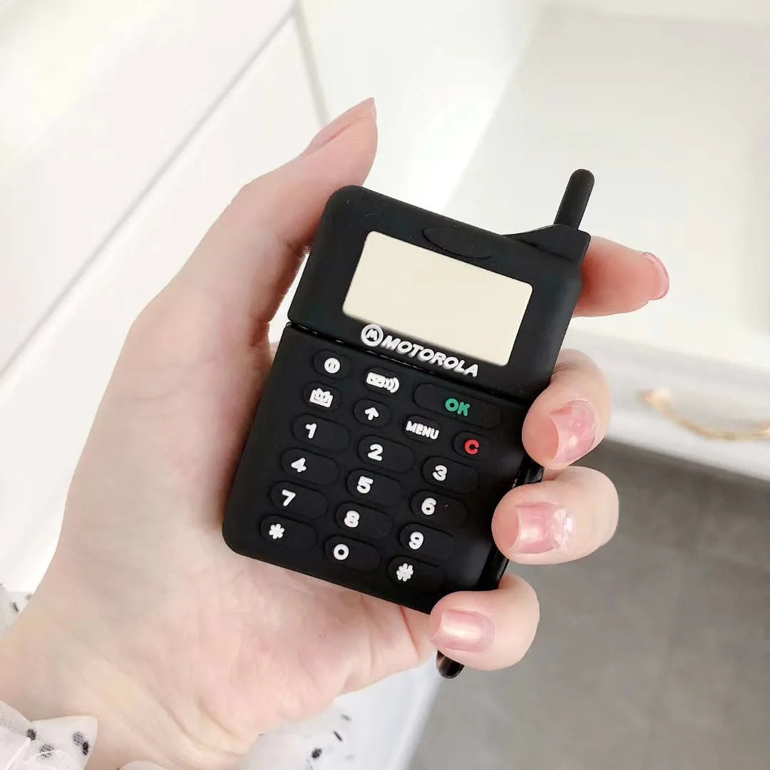 Mobile Phone Shape Creatvity Silicone Earphone case for airpods