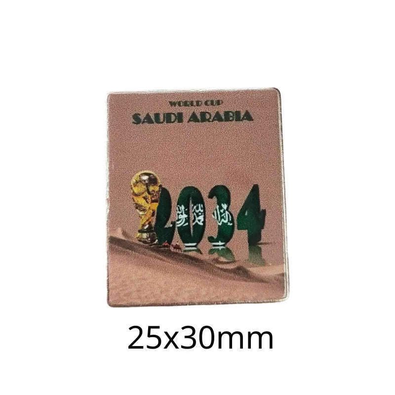 Saudi Flag Badge Creative Badge Metal Mobile Phone Sticker Sino-saudi Friendship Cultural Souvenir Custom Factory Wholesale - 图片 33