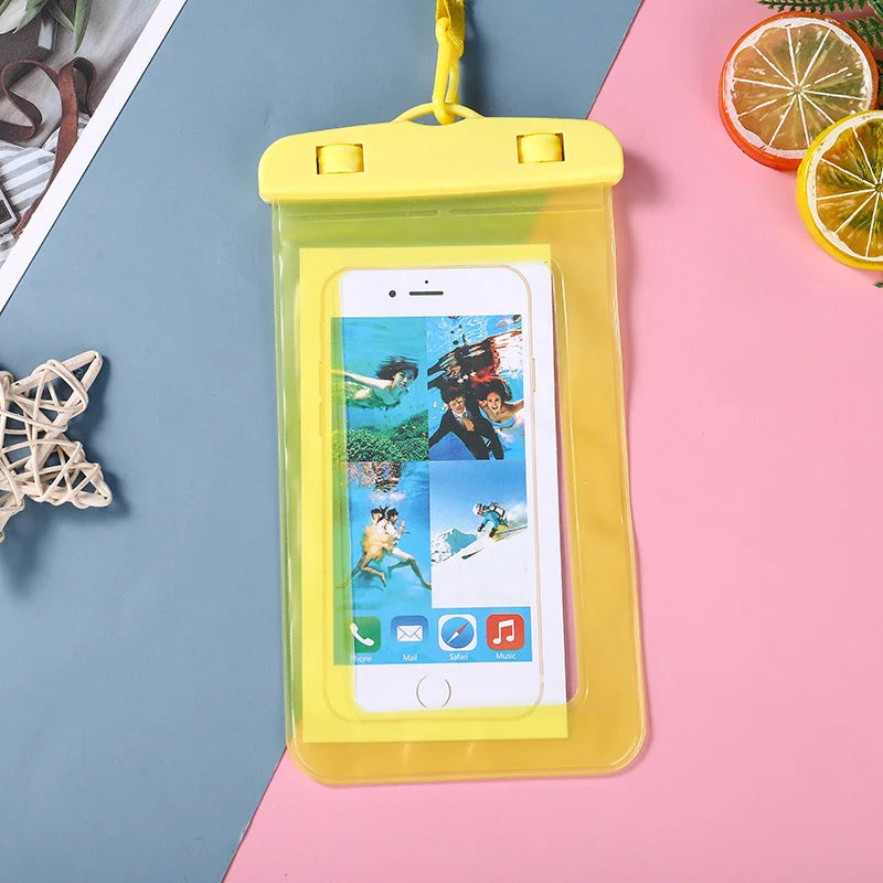 High Quality PVC Super Clear Touch Screen Swimming Beach Dry Bag Waterproof Phone Cover with Factory OEM Logo for Outdoor Use - 图片 11