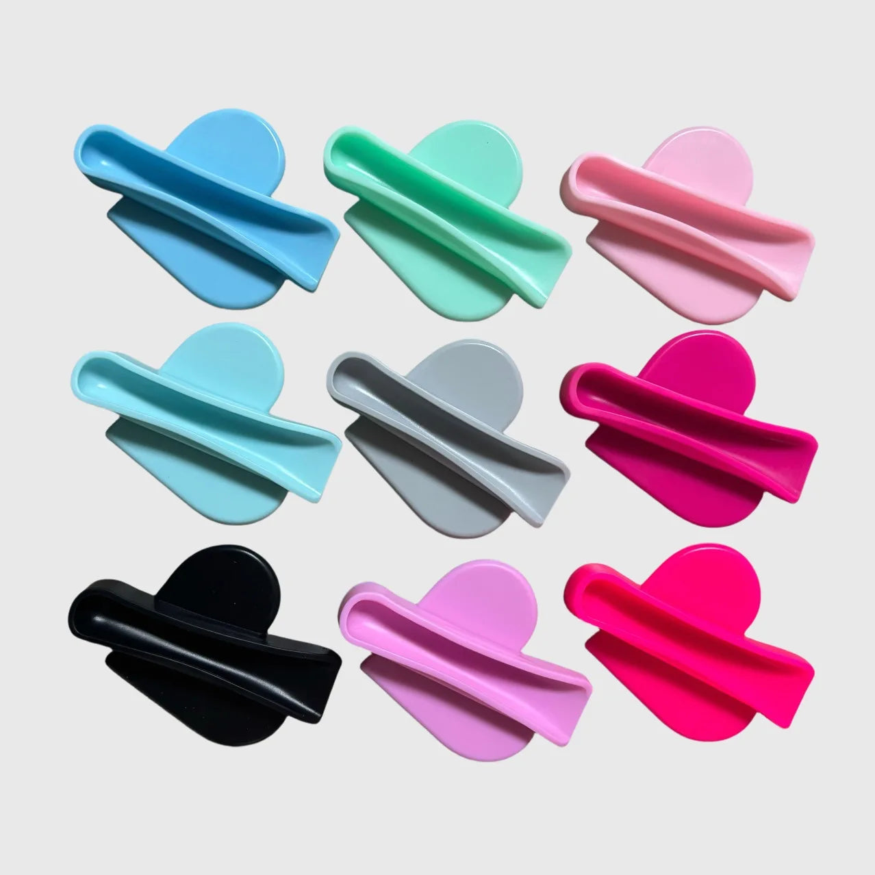 Phone Holder Portable Lipstick Lipstick Lazy Holder Heart Style Mobile Phone case Adhesive Silicone Holder - 图片 2