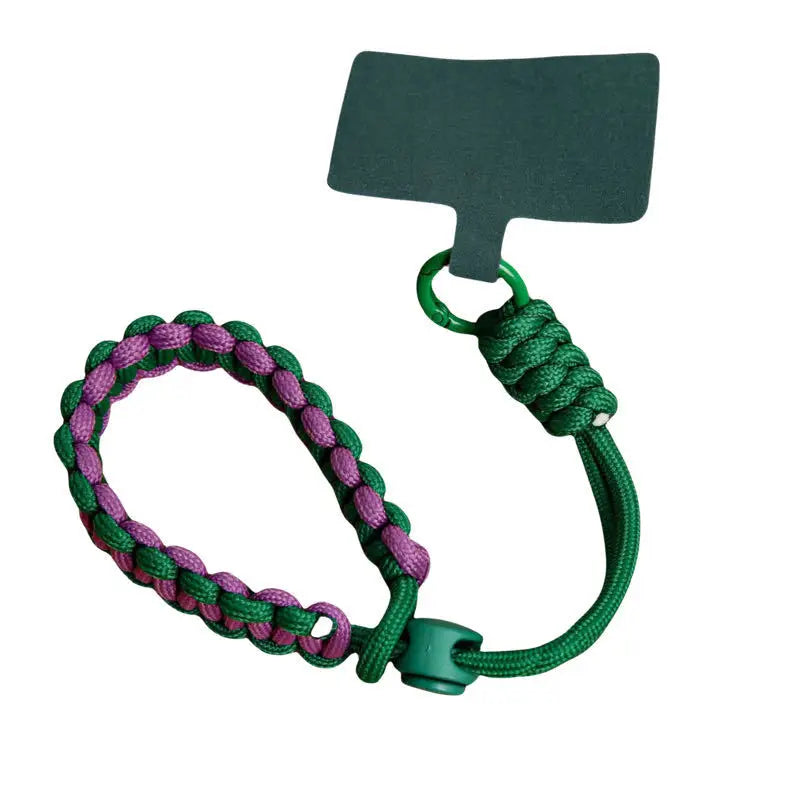 Hot-selling European Travel Adjustable Woven Mobile Phone Lanyard Simple Trendystyle Wrist Short Thick Anti-lost - 图片 10