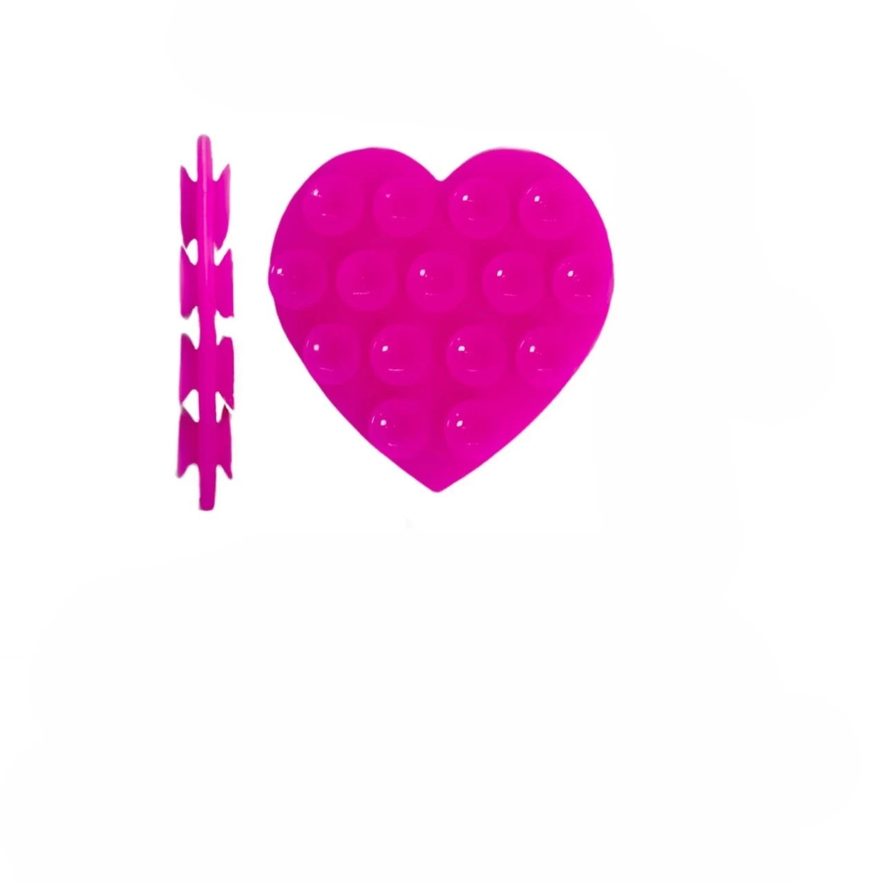 Manufacturer's Ready-made Phone Heart-shaped Double-sided Powerful Suction Cup, Washable and Strong in Pressure Resistance - 图片 3