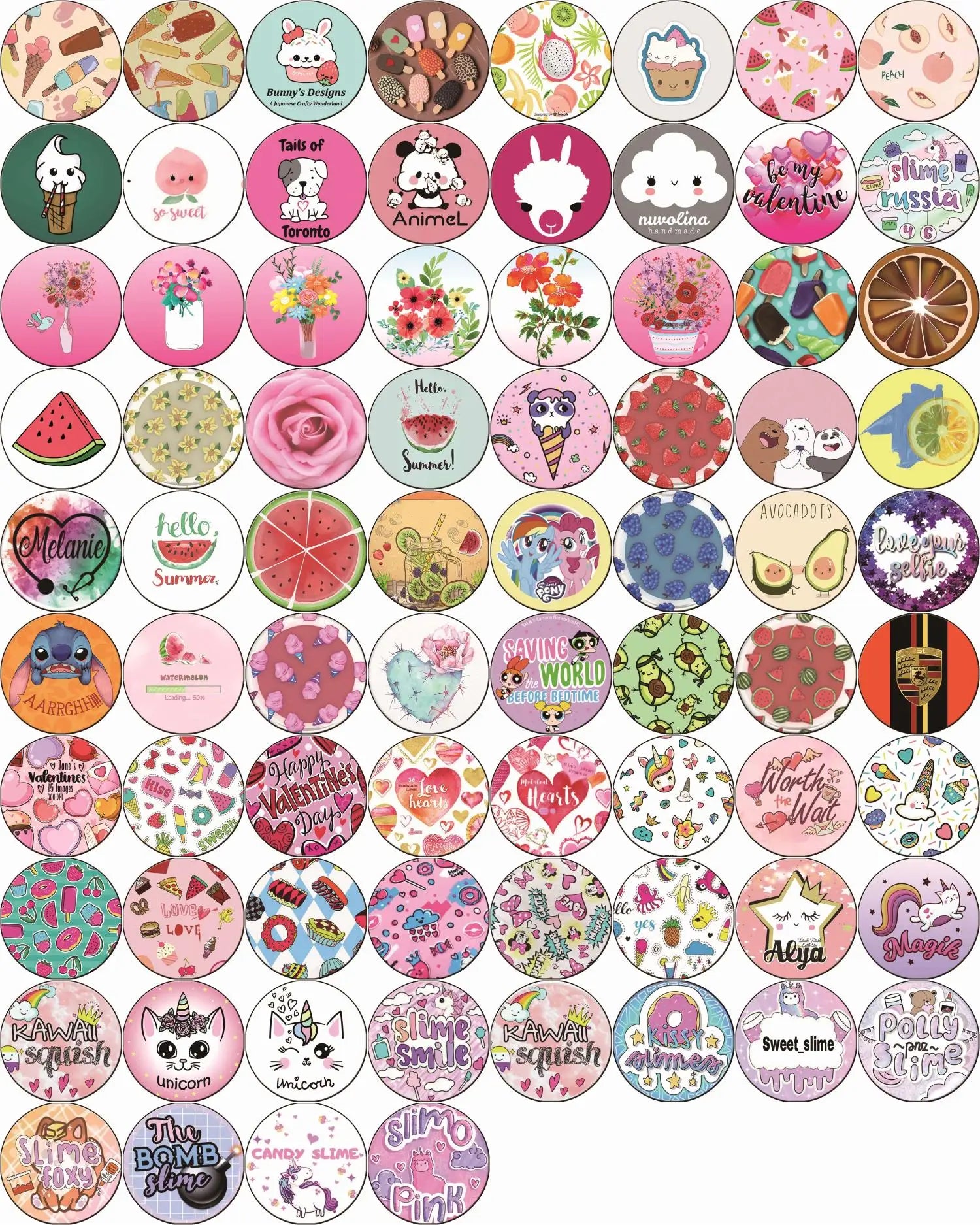 Dripping Glue Round Lazy Mobile Phone Holder - 图片 4