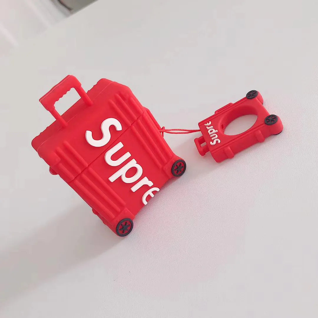 3D sup Trunk Shape tide Brand Fancy Silicone Earphone case for airpods 1/2/pro - 图片 6