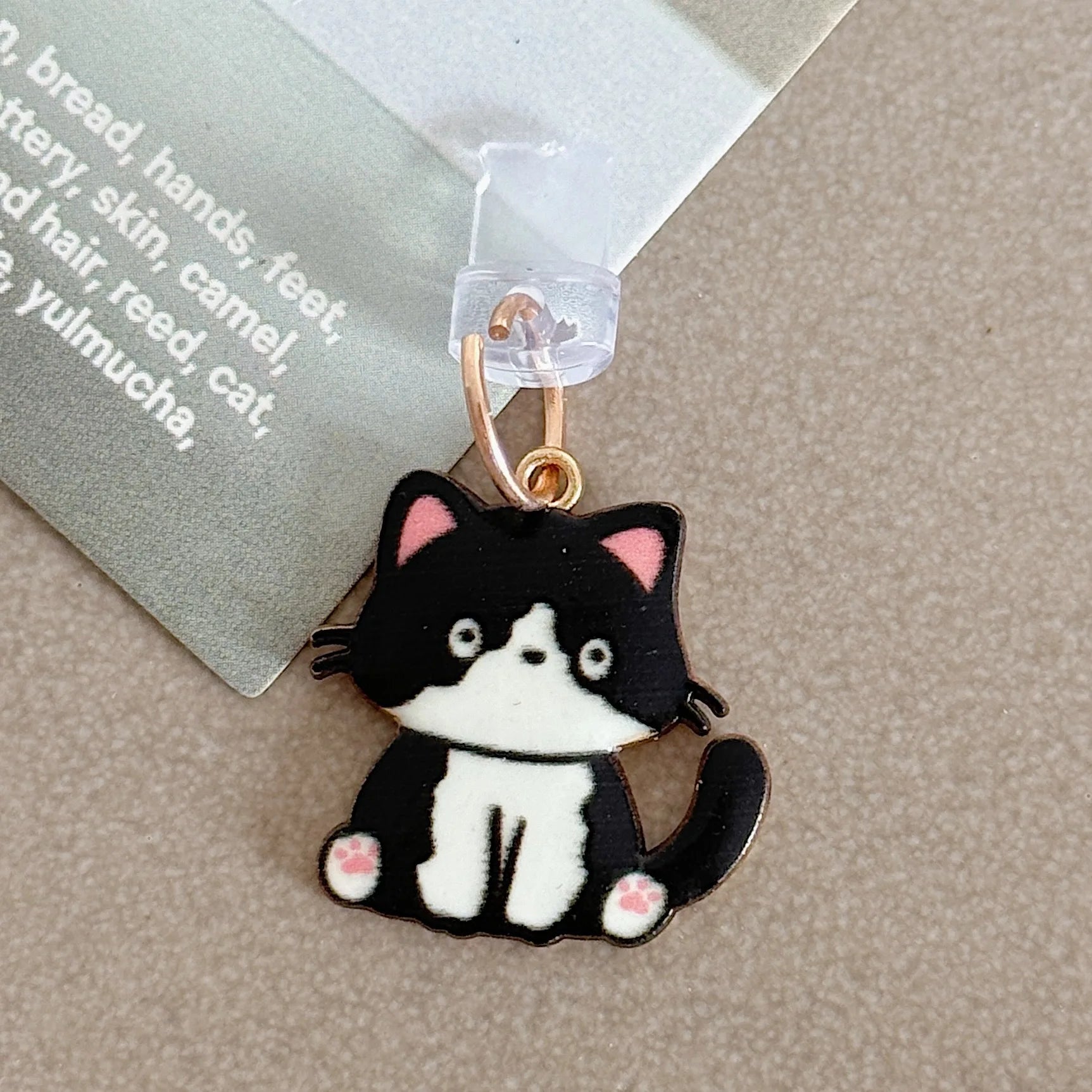 New Arrivalcute cat Mobile Phone Dust Plug Pendant Jewelry Suitable for apple huawei Android Charging Port - 图片 19