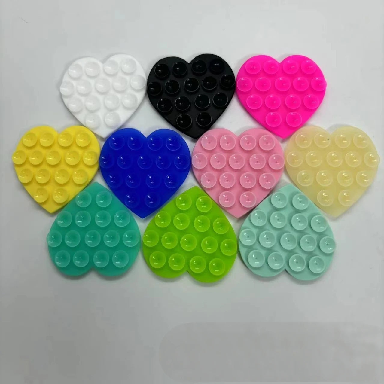 Manufacturer's Ready-made Phone Heart-shaped Double-sided Powerful Suction Cup, Washable and Strong in Pressure Resistance - 图片 5