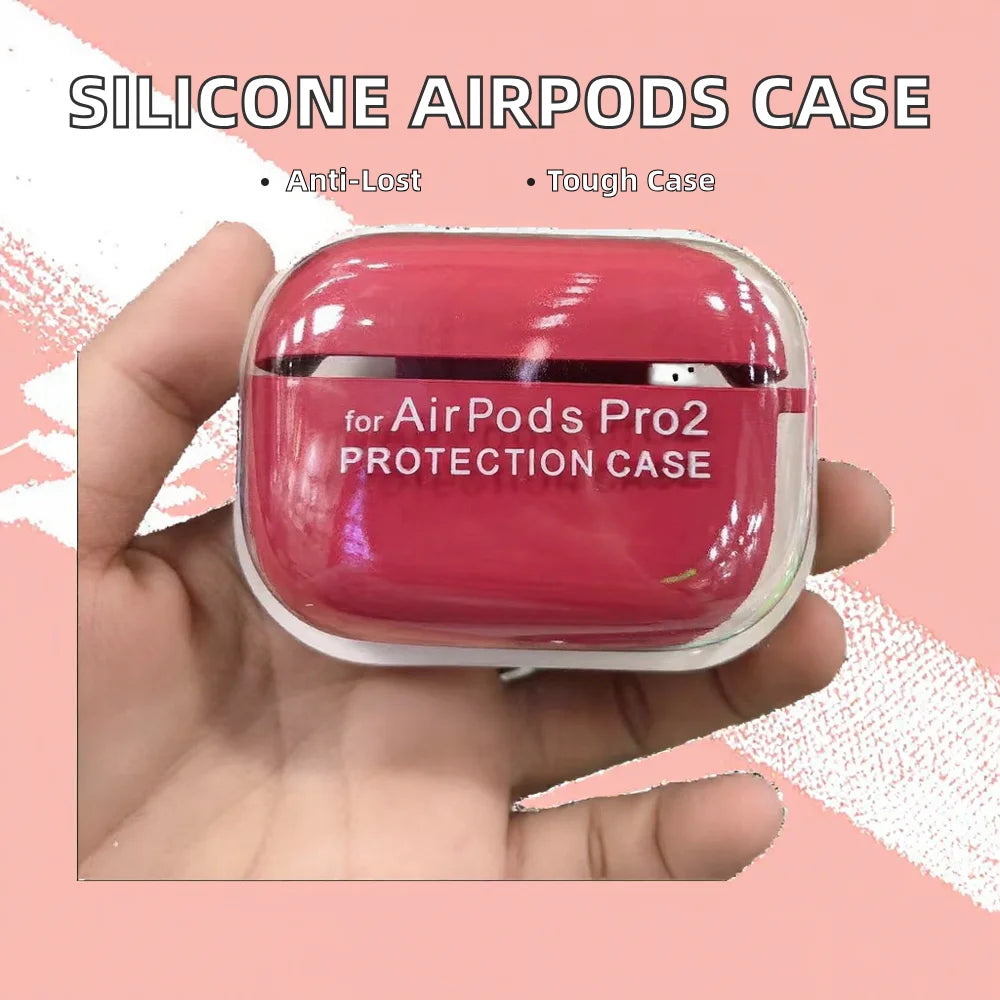 Retail Packaging Soft Liquid Silicone with Flannel Case Protective Earphone Case for AirPods 1 2 3 and for Airpods Pro - 图片 2
