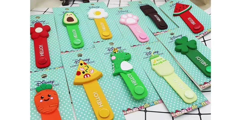 Silicone Cable Organizer Cable Winder Earphone Cable Holder - 图片 6