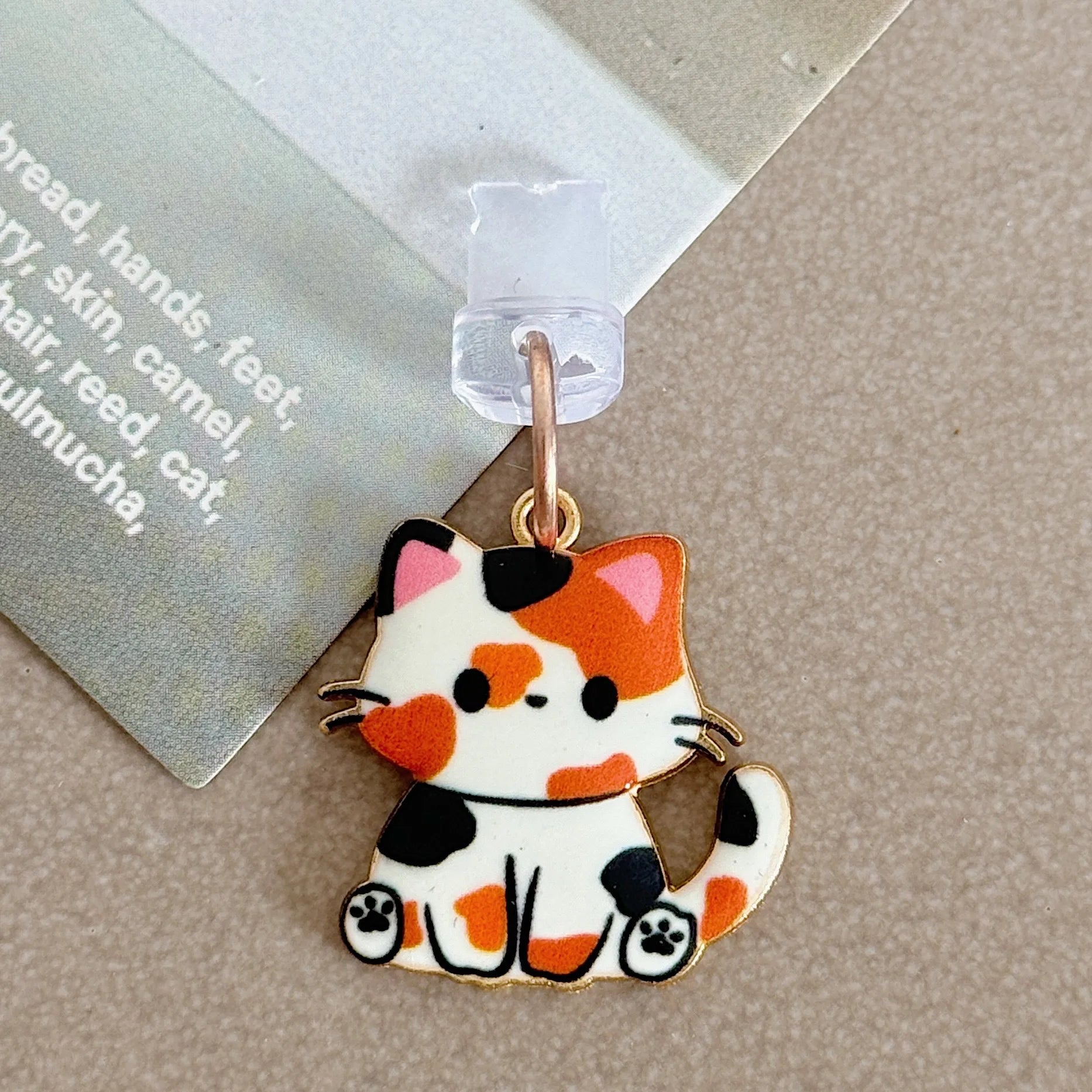New Arrivalcute cat Mobile Phone Dust Plug Pendant Jewelry Suitable for apple huawei Android Charging Port - 图片 20