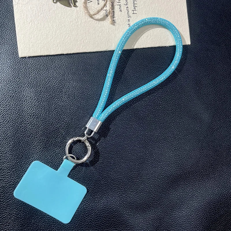 The New Flash Drill Net Rope Pendant Mobile Phone Shell Key Chain Pendant Is Fashionable and Versatlie - 图片 10
