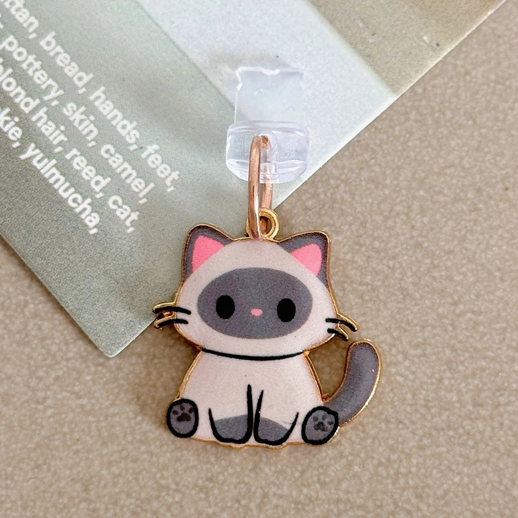 New Arrivalcute cat Mobile Phone Dust Plug Pendant Jewelry Suitable for apple huawei Android Charging Port - 图片 16