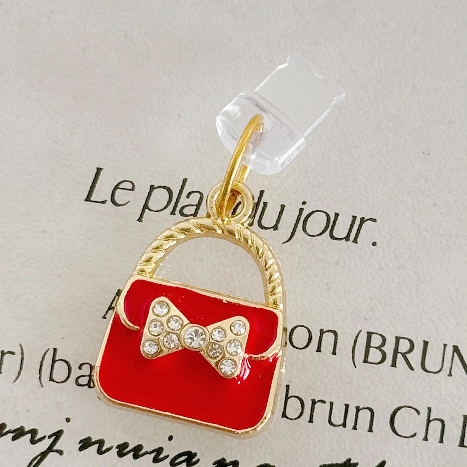 Personalized Red Lip Lipstick Series Mobile Phone Dust Plug Pendant Accessories Suitable for Charging Port - 图片 8