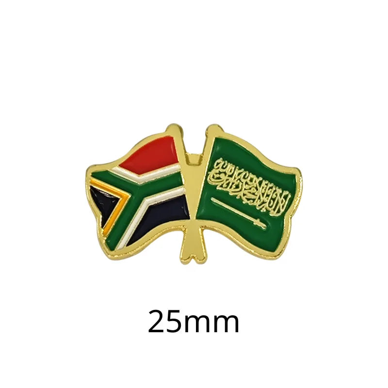 Saudi Flag Badge Creative Badge Metal Mobile Phone Sticker Sino-saudi Friendship Cultural Souvenir Custom Factory Wholesale - 图片 11