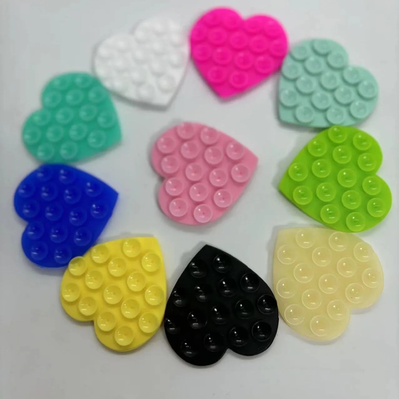 Manufacturer's Ready-made Phone Heart-shaped Double-sided Powerful Suction Cup, Washable and Strong in Pressure Resistance - 图片 6