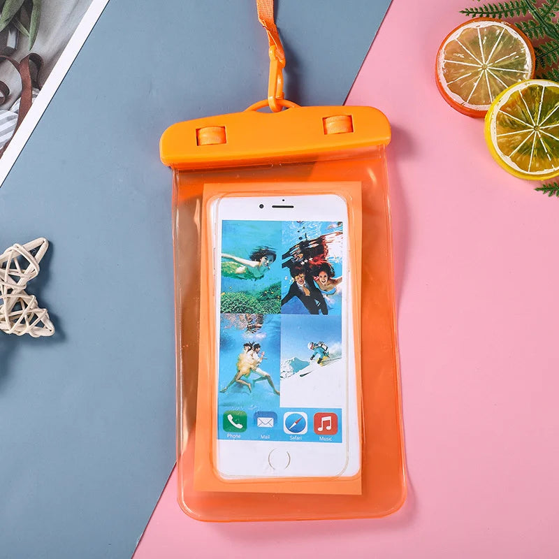 High Quality PVC Super Clear Touch Screen Swimming Beach Dry Bag Waterproof Phone Cover with Factory OEM Logo for Outdoor Use - 图片 9