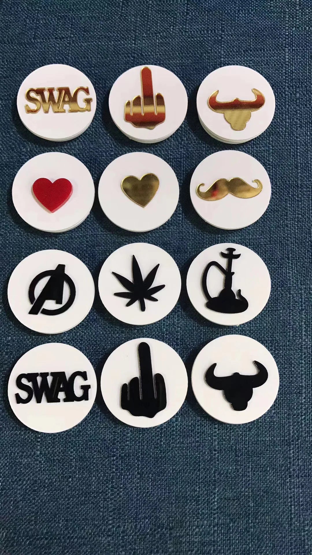 Acrylic Trinkets Tik Tok youtube Hot Mobile Phone Grip - 图片 3